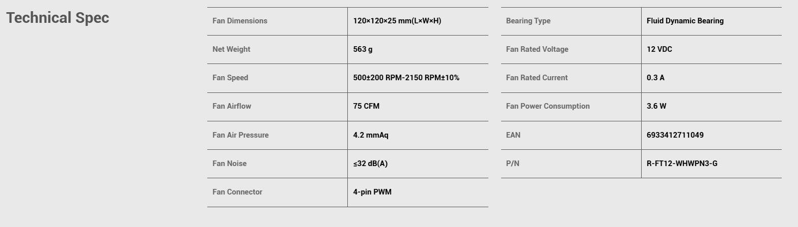 Deepcool FT12 WH 3 IN 1