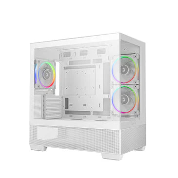 Deepcool CG380 3F Mid Tower Cabinet without PSU (White)