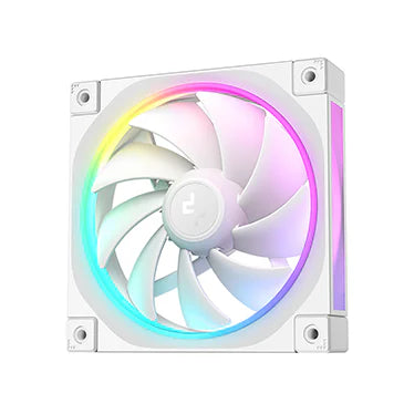 DeepCool FL12R WH 3 in 1 ARGB 120mm Reversed Blade Cabinet Fan