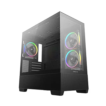 Deepcool CG380 3F Mid Tower Cabinet without PSU (Black)