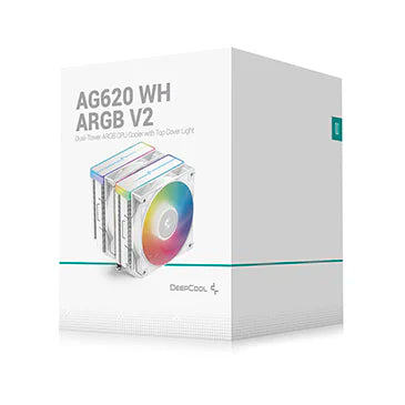 Deepcool AG620 ARGB V2 White CPU Air Cooler