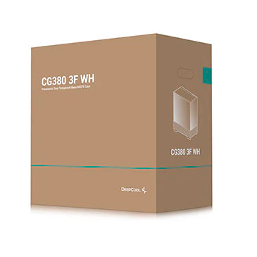 Deepcool CG380 3F Mid Tower Cabinet without PSU (White)