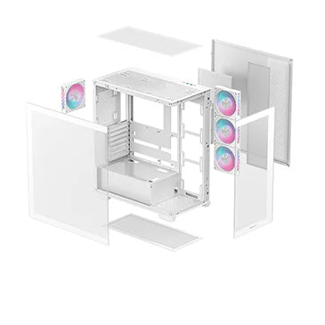 Deepcool CG580 4F Mid Tower Cabinet (White)
