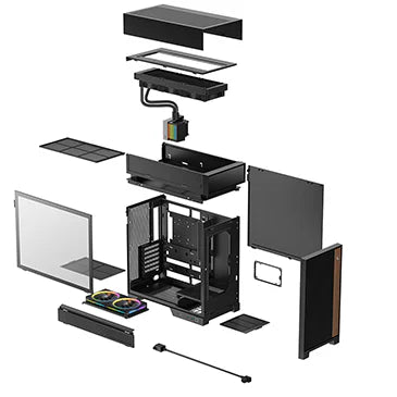 Deepcool CL6600 Full Tower Cabinet without PSU (Black)