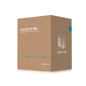 Deepcool CG330 3F Mid Tower Cabinet without PSU (White)