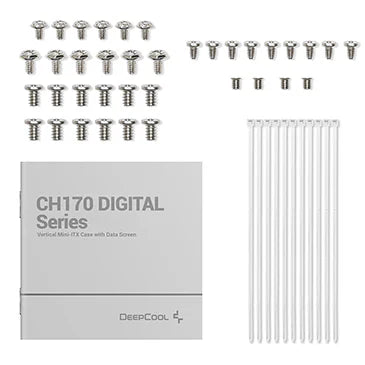 Deepcool CH170 Digital Mid Tower Cabinet (White)