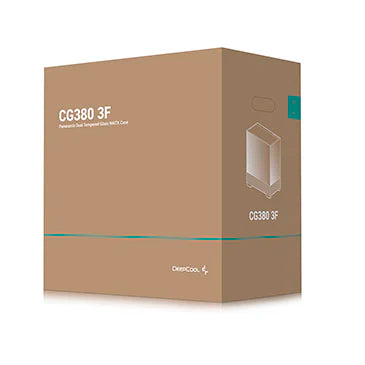 Deepcool CG380 3F Mid Tower Cabinet without PSU (Black)