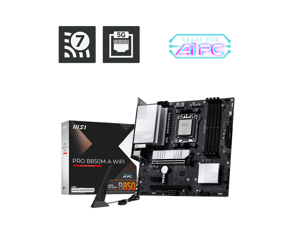 MSI PRO B850M-P WiFi Motherboard