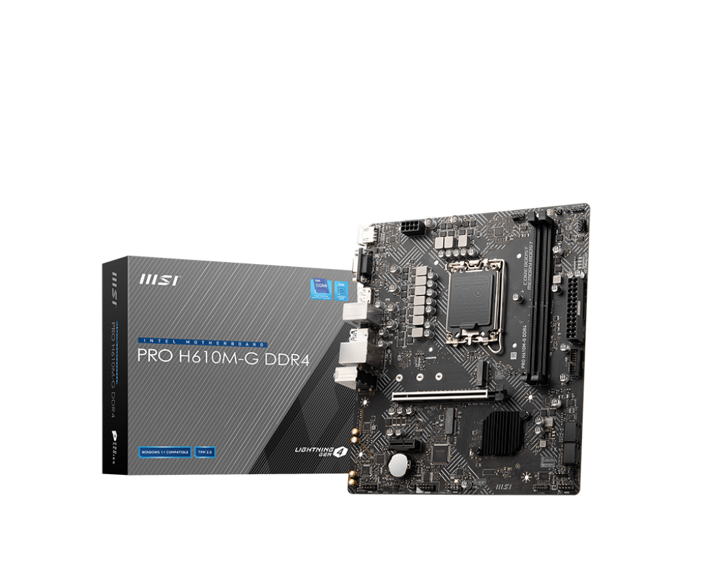 MSI PRO H610M-E DDR4 Motherboard
