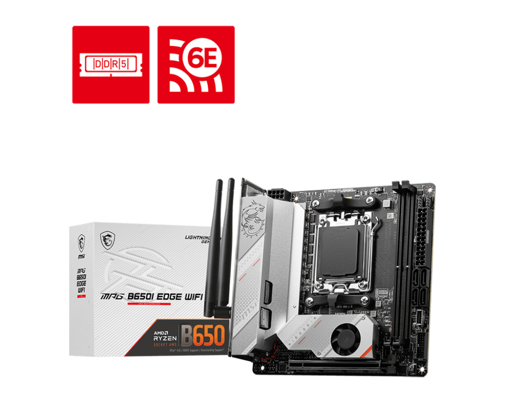 MSI MPG B650I Edge WiFi Gaming Motherboard