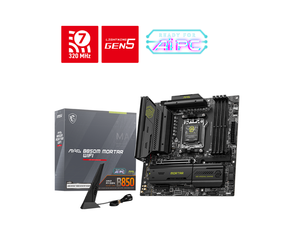 MSI MAG B850M Mortar WiFi Motherboard