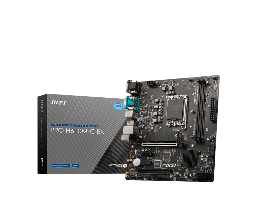 MSI PRO H610M-C EX DDR4 Motherboard