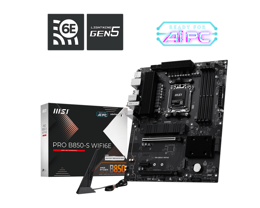 MSI PRO B850-S WIFI6E Motherboard