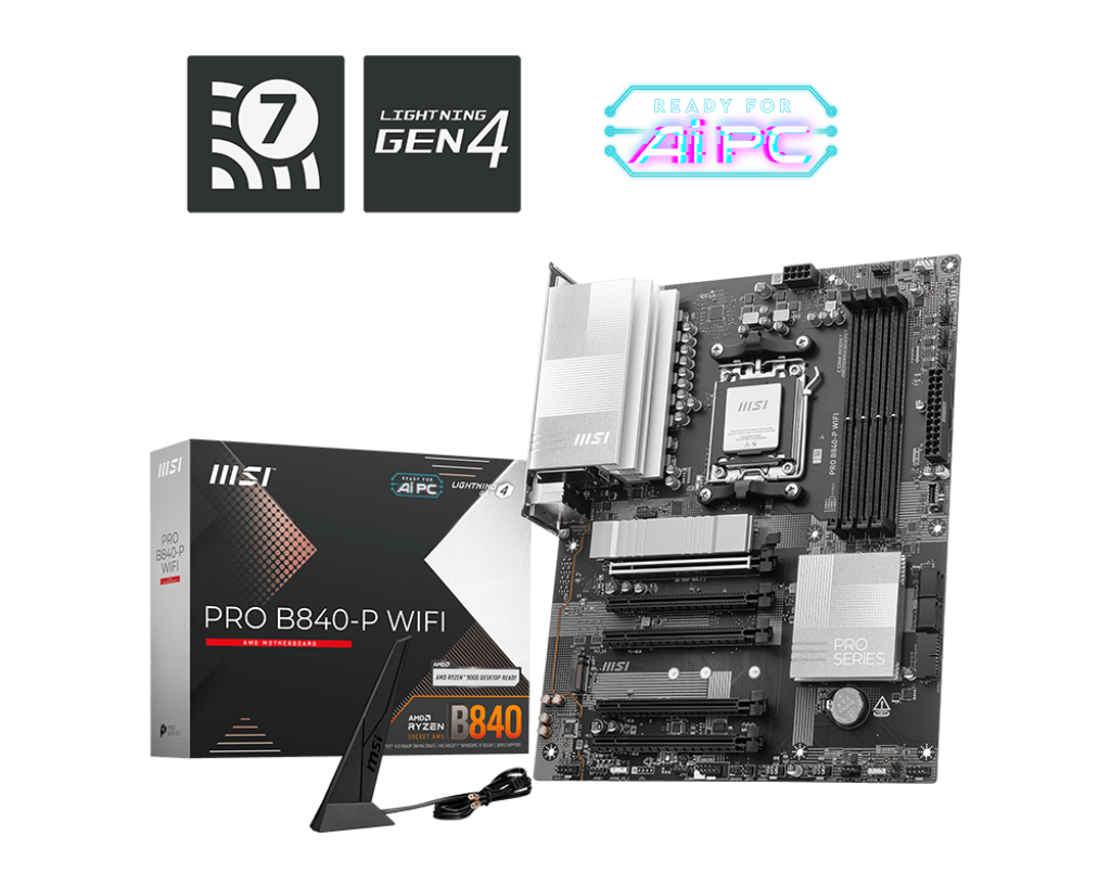 MSI PRO B840-P WiFi Motherboard