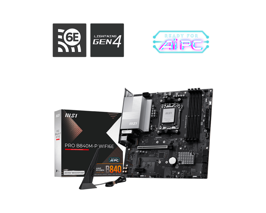 MSI PRO B840M-P WIFI6E Motherboard
