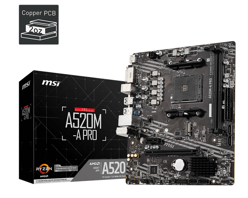 MSI A520M-A PRO Gaming