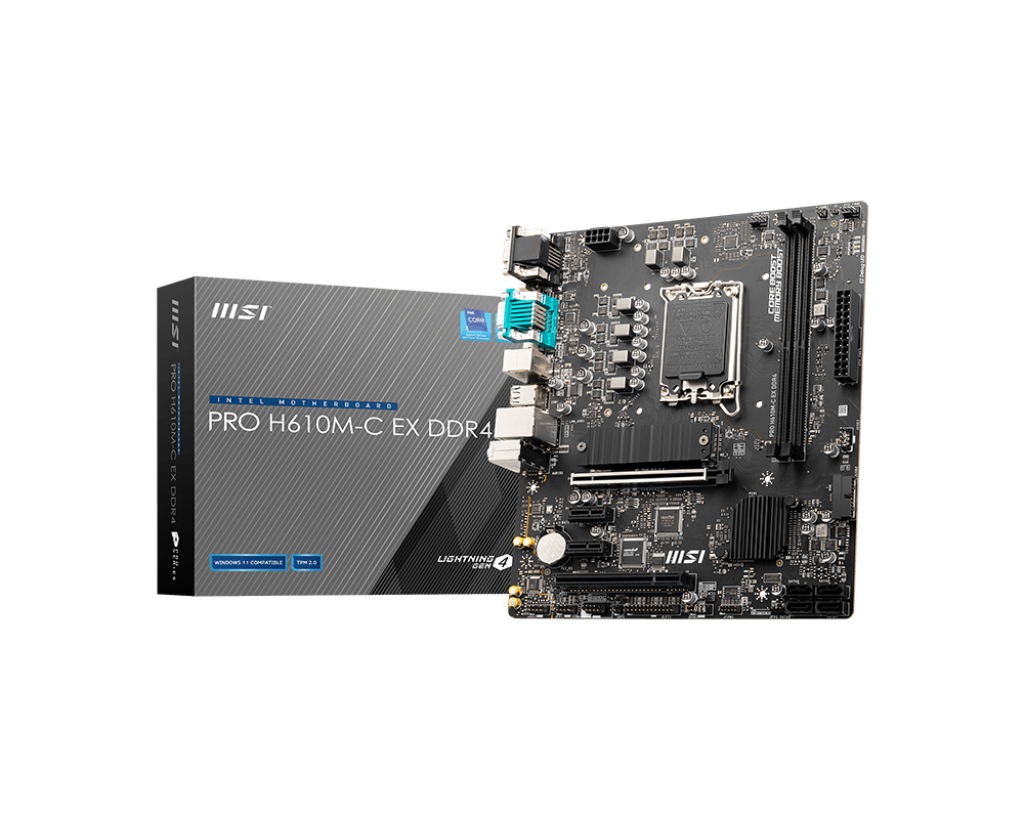 MSI PRO H610M-E DDR4 Motherboard