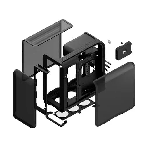 Hyte X50 Air E-ATX Mid Tower Case Black