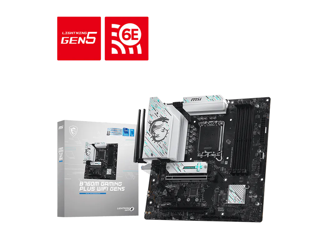 MSI B760M GAMING PLUS WIFI GEN5