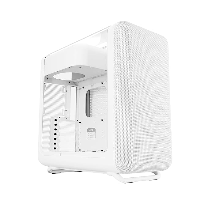 Hyte X50 Modern Performance ATX Mid-Tower PC Gaming Case - Snow White