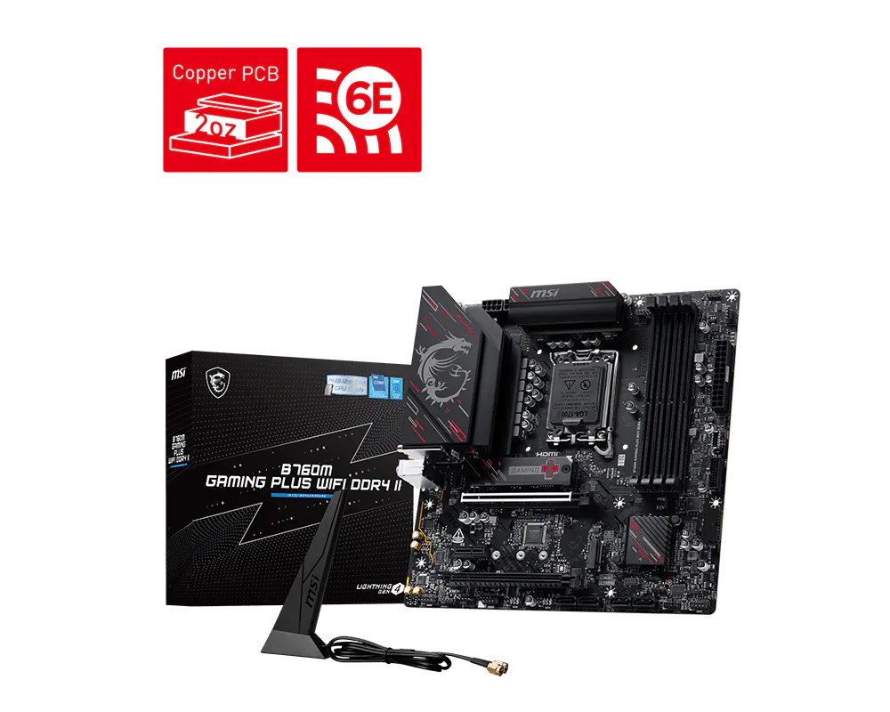 MSI B760M GAMING PLUS WIFI DDR4 II