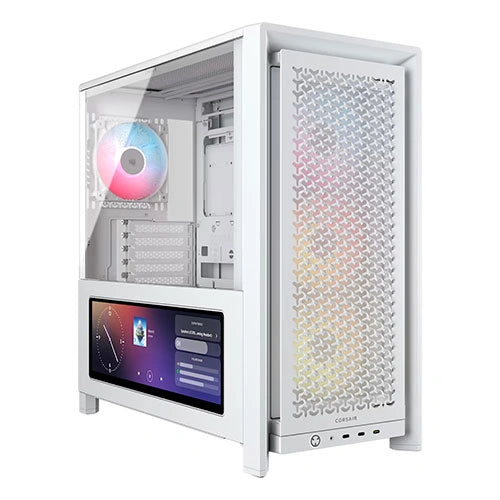 Corsair Frame 4000D LCD RS ARGB White Premium E-ATX Mid Tower Case