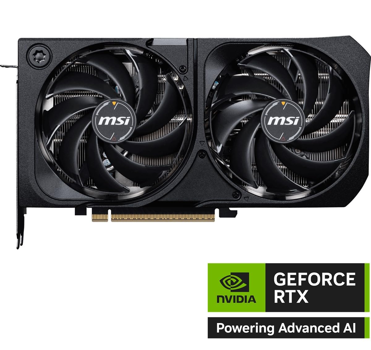 MSI GeForce RTX 5070 12G Shadow 2X OC Graphic Card - NVIDIA GeForce RTX 5070 GPU, 12GB GDDR7 192-bit Memory, 28 Gbps, PCI Express Gen 5 Interface, Upto 2542 MHz, TORX Fan 5.0