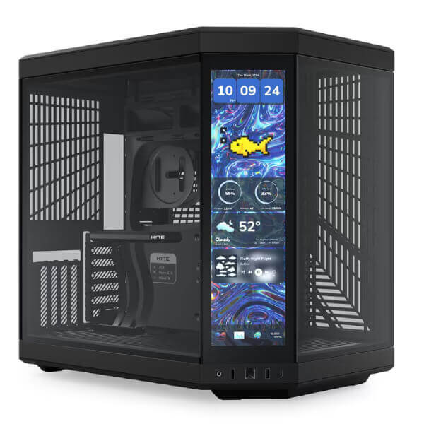 Hyte Y70 Touch Infinite E-ATX Mid Tower Case Black