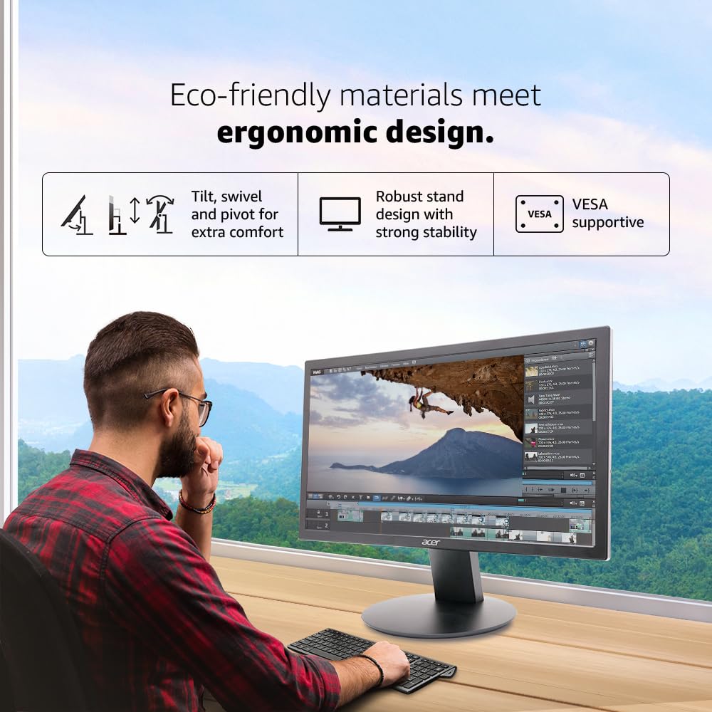 Acer K202Q 19.5 Inch HD+ 1600 X 900 Pixels LCD Monitor