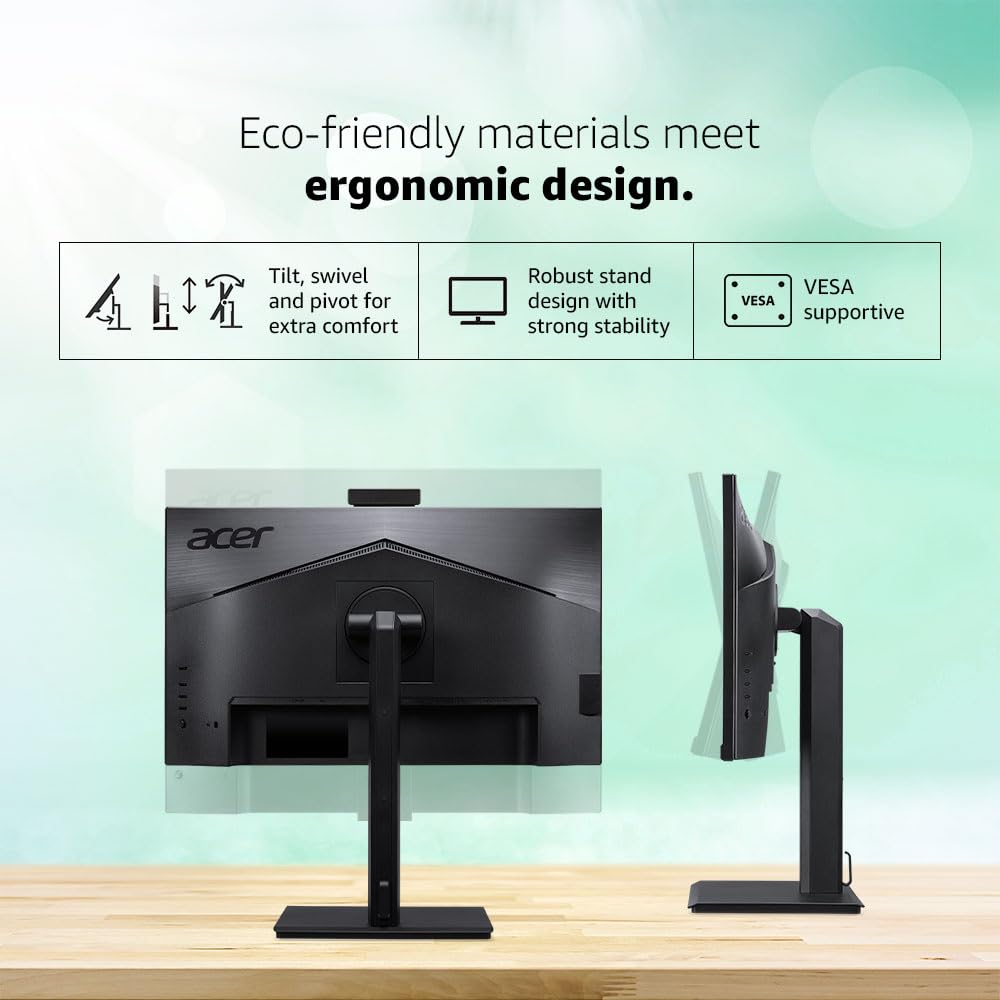 Acer B247Y D6 23.8 Inch IPS Full HD Backlit LED LCD Monitor