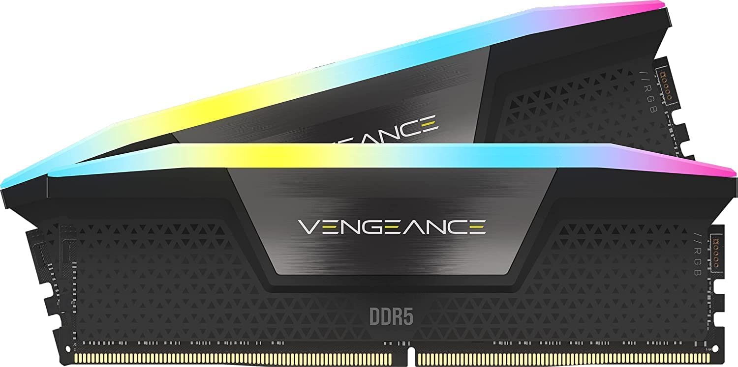 CORSAIR Vengeance RGB DDR5 32GB (2 x 16GB) Up to 6000MHz Intel RAM