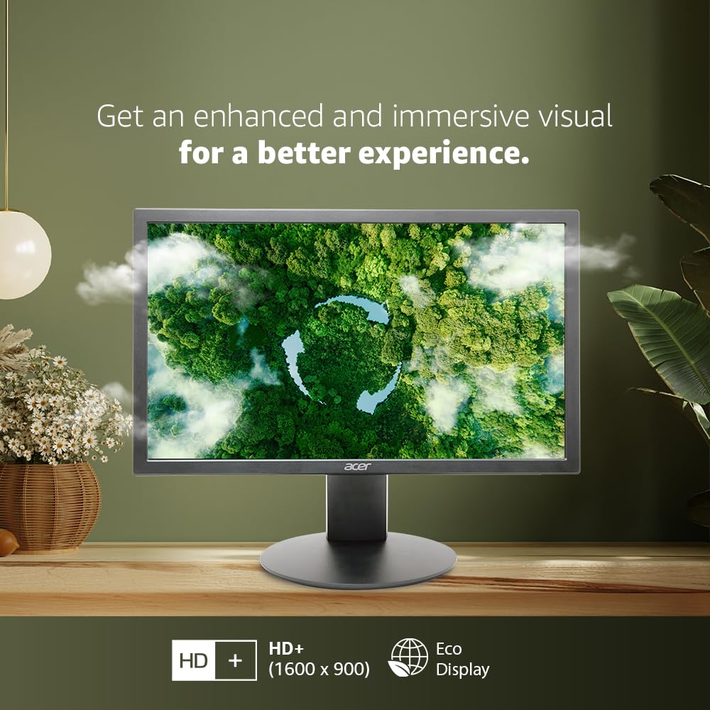 Acer K202Q 19.5 Inch HD+ 1600 X 900 Pixels LCD Monitor