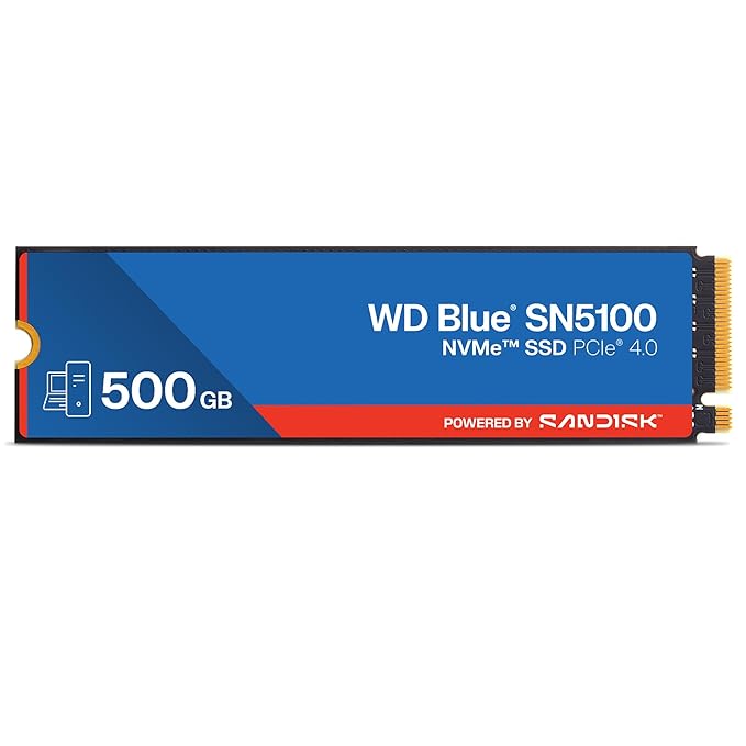 WD Blue SN5100 500GB NVMe SSD (WDS500G5B0E)