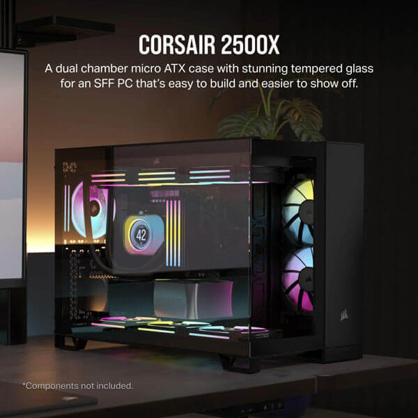 Corsair 2500X Airflow M-ATX Min Tower Case
