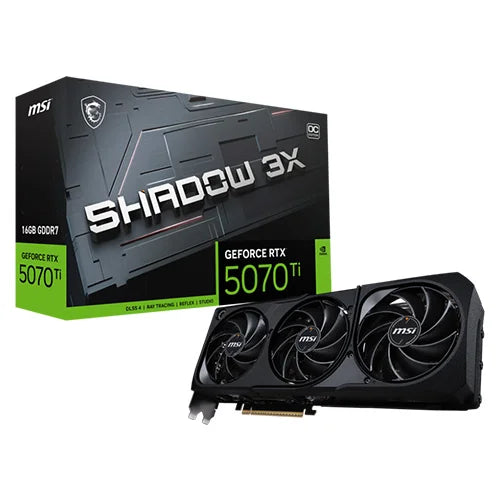MSI RTX 5070 Ti Shadow 3X OC 16GB GDDR7 Graphics Card