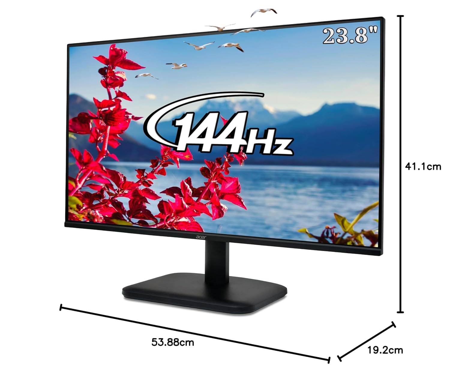 Acer EK240Y P6 P6 23.8 Inch IPS Full HD Backlit LED Monitor