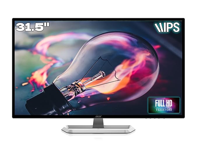Acer EB321HQ 31.5 Inch (80.01 Cm) IPS Full HD Backlit LED LCD Monitor