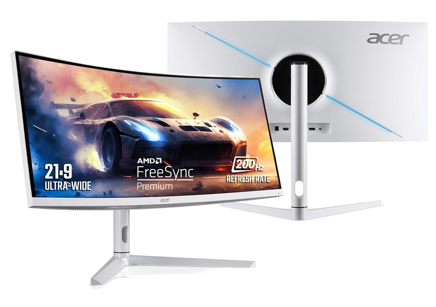 Acer XZ306CX 29.5 Inch Ultrawide 21:9 1500R Curve 2560 X 1080 Backlit LED LCD Monitor