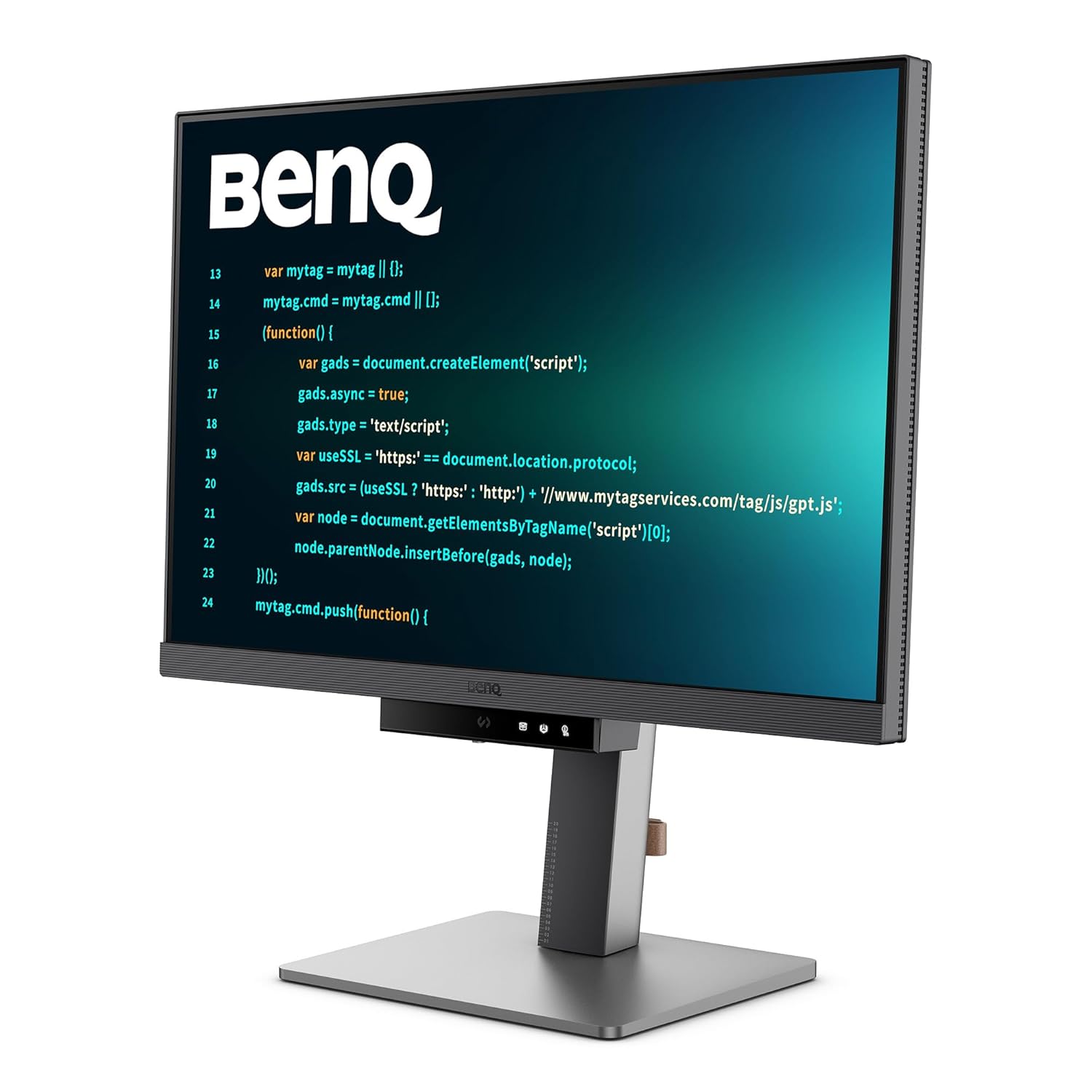 BenQ RD240Q 24” WQXGA Programming Monitor|90W USB Type-C| Advanced Coding Modes| Coding HotKey| Ergonomic Design| 16:10 Special Ratio| Circadian Mode| Eye-Care Technology| Eco-Friendly Design