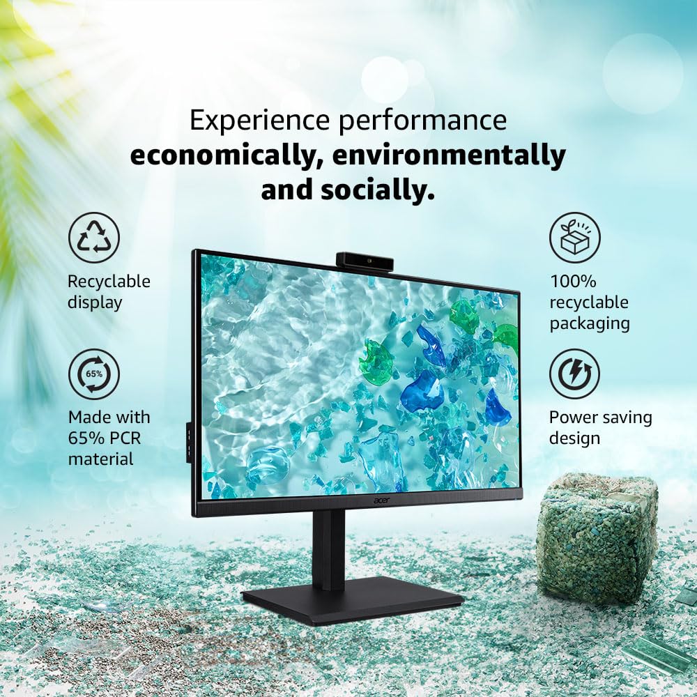 Acer B247Y D6 23.8 Inch IPS Full HD Backlit LED LCD Monitor