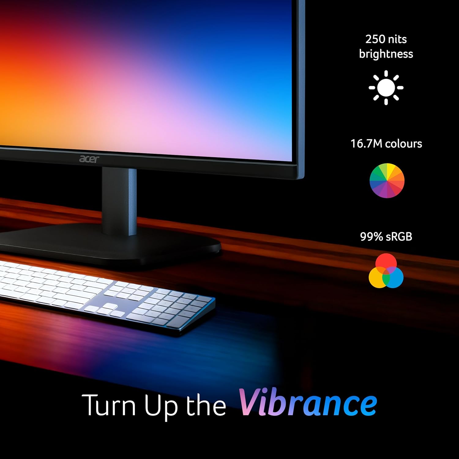Acer EK220Q J0 21.5 Inch Full HD VA Panel Monitor