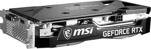 MSI Geforce pci_e RTX 3050 Ventus 2X XS 8G OC Gaming Graphics Card - 8GB GDDR6, 1807 Mhz, PCI Express Gen 4 X 8, 128-Bit, 1X DP V 1.4A, HDMI 2.1 (Supports 4K)
