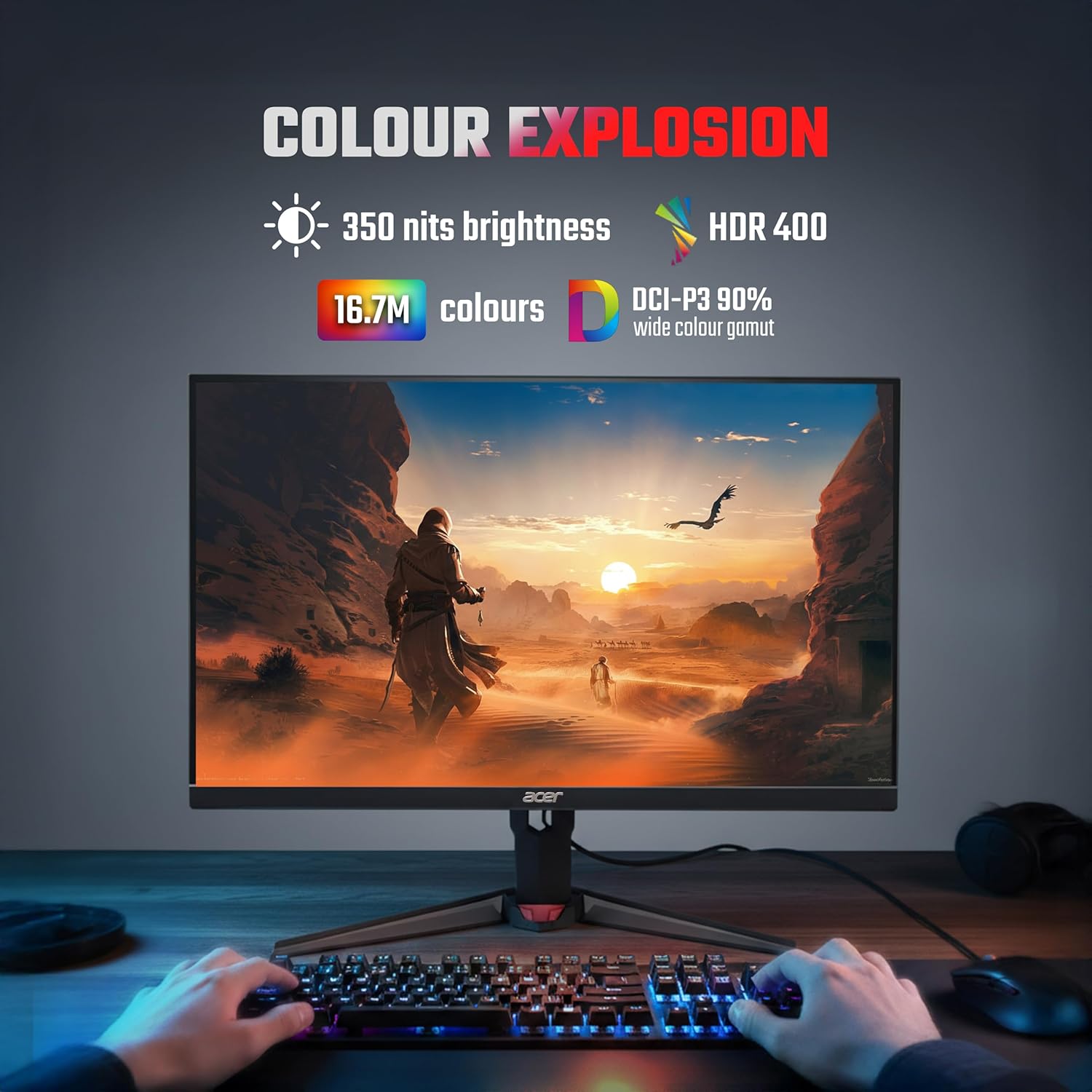 Acer Nitro VG270U X1 | 27 Inch WQHD (2560×1440) IPS Gaming Monitor
