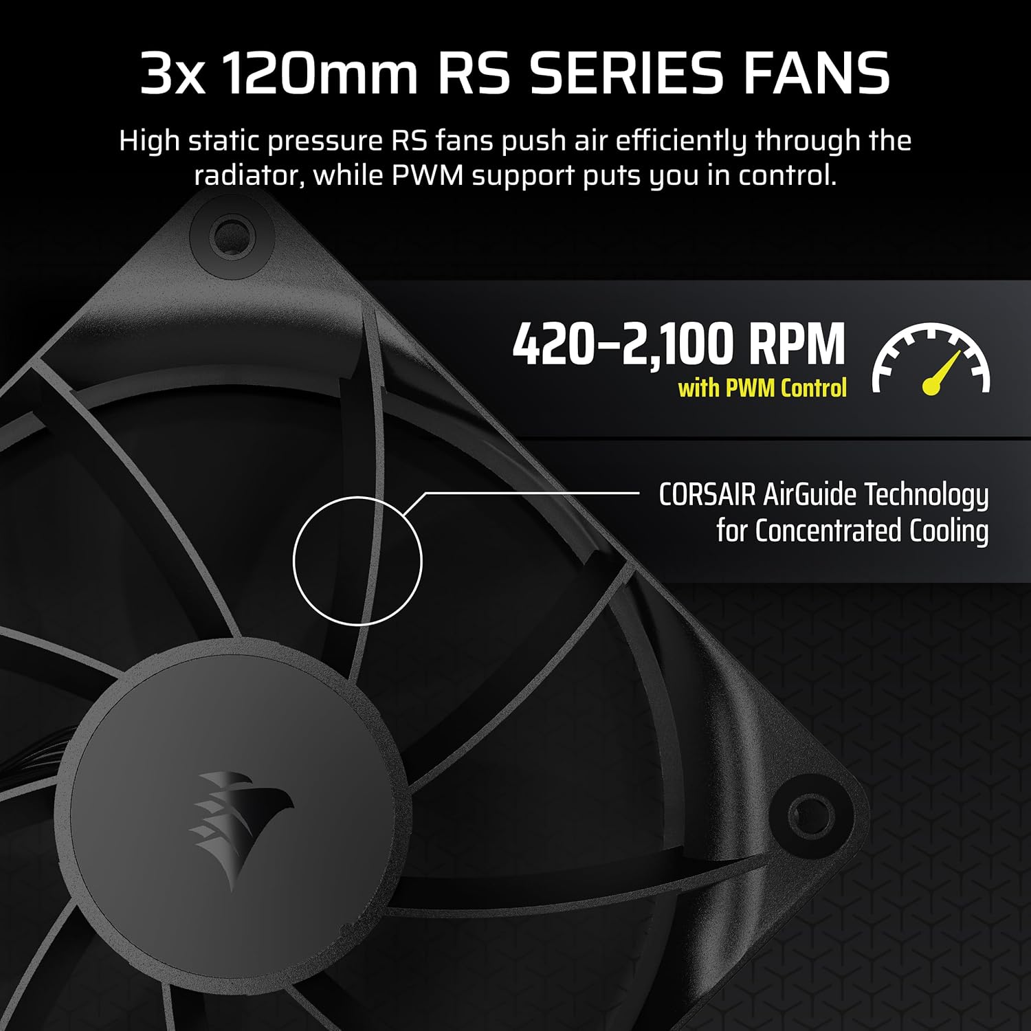 CORSAIR NAUTILUS 360 RS LCD Liquid CPU Cooler – 2.1" IPS LCD Screen – RS120 Fans – 360mm Radiator – Fits Intel® LGA 1851/1700, AMD® AM5/AM4 – Simple Daisy-Chain Connections