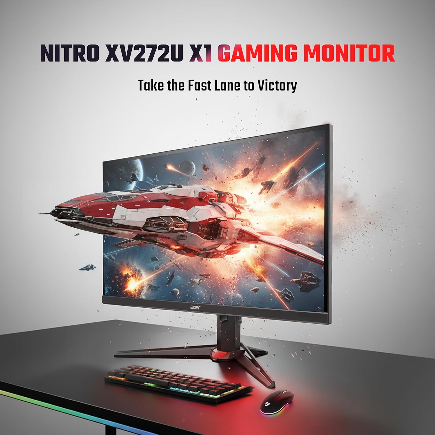 Acer Nitro VG270U X1 | 27 Inch WQHD (2560×1440) IPS Gaming Monitor