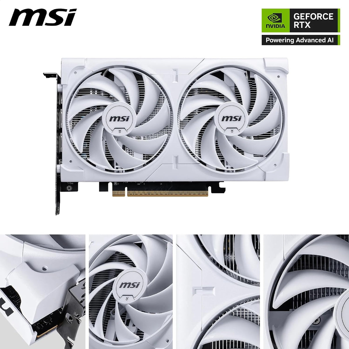 MSI GeForce RTX 5060 8G VENTUS 2X OC WHITE