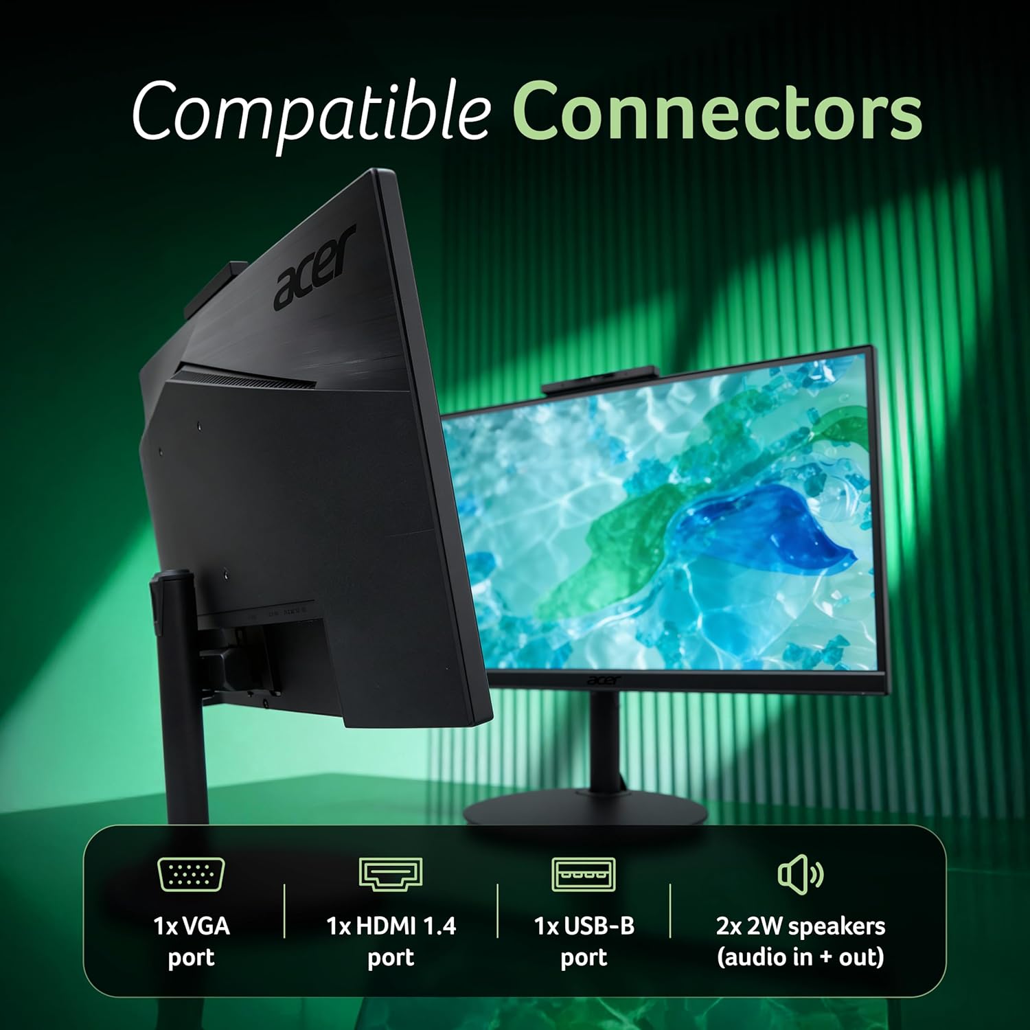 Acer B227Q D1 21.5 Inch IPS Full HD Backlit LED Monitor