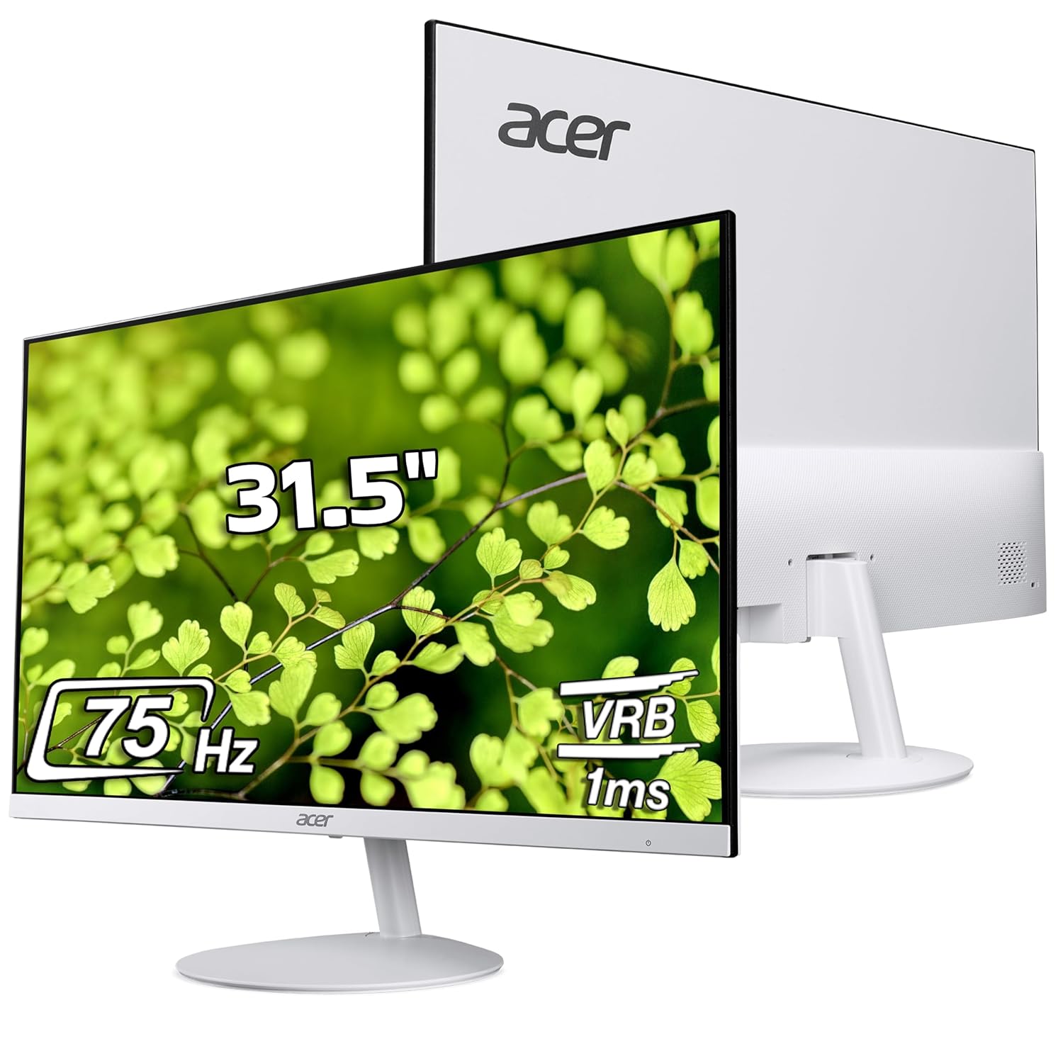 Acer SA322Q 31.5 Inch Full HD 1920x1080 IPS Ultra-Slim (7.2mm) Backlit LED Monitor