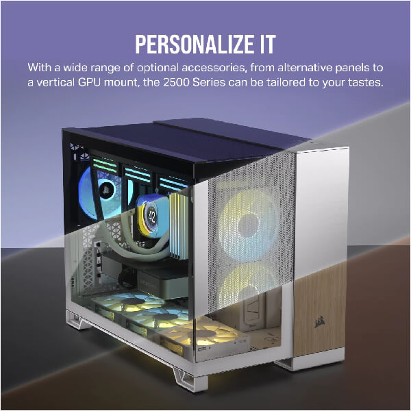 Corsair 2500D Airflow White M-ATX Mini Tower Case