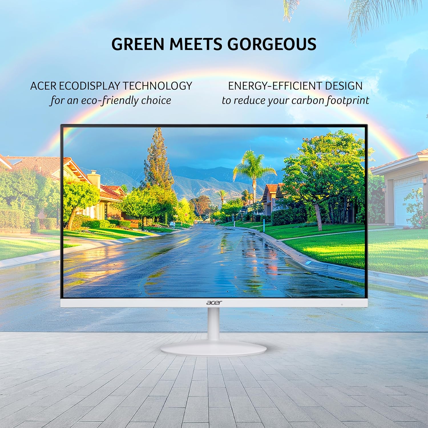 Acer SA322Q 31.5 Inch Full HD 1920x1080 IPS Ultra-Slim (7.2mm) Backlit LED Monitor